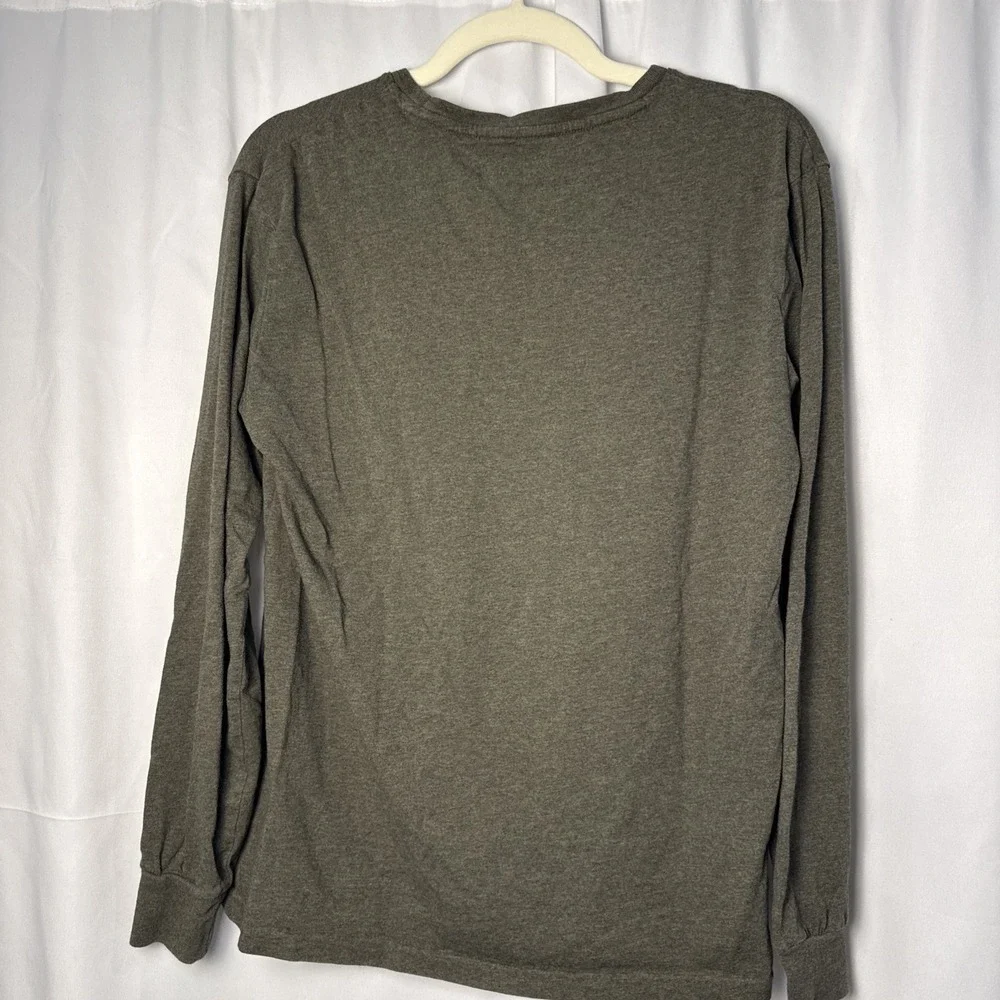 Ralph Lauren Polo S Long Sleeve T-shirt Classic Fit Mens Casual Comfort Green